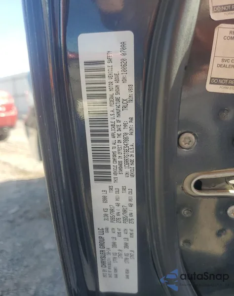 2014 Ram 1500 Slt из США, поврежденный, VIN 1C6RR7GT6ES478870